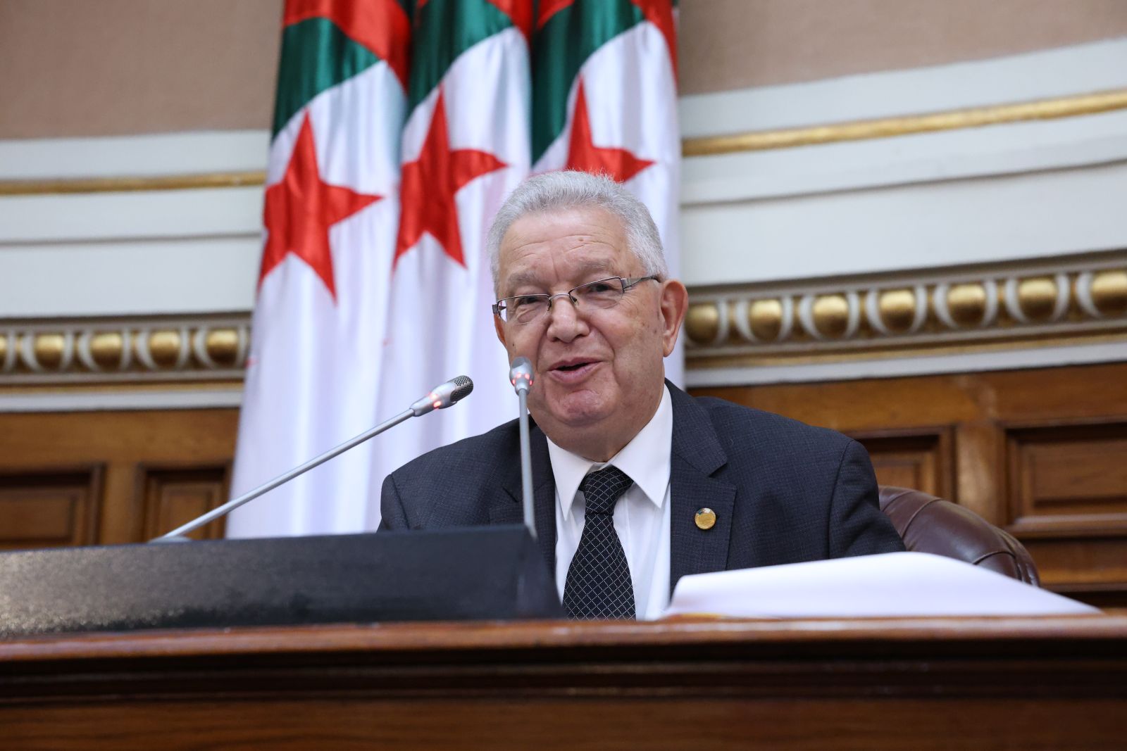السيد عزوز ناصري، رئيس مجلس الأمة، يهنئ نادي اتحاد الجزائر، بمناسبة فوزه باللقب التاسع لكأس الجمهورية، عبر حسابه على منصة X