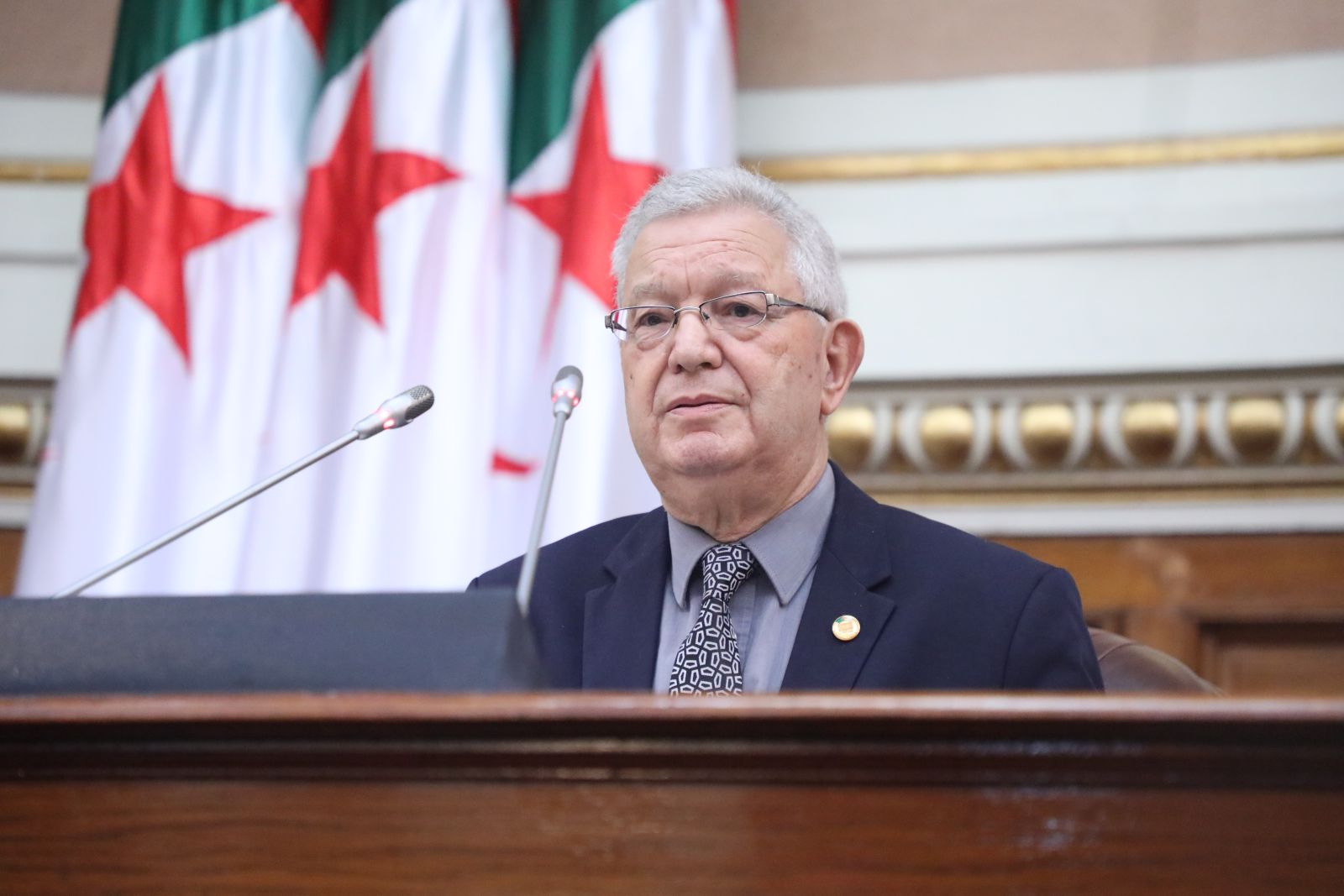 تغريدة السيد عزوز ناصري، رئيس مجلس الأمة، بمناسبة إنشاء الأكاديمية الإفريقية لطب الحساسية بالجزائر