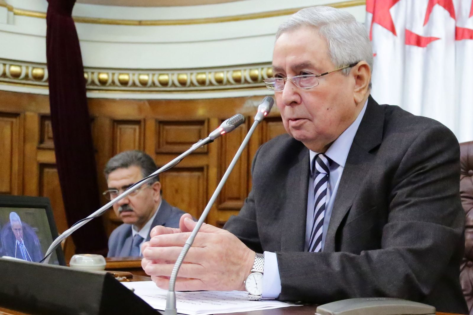 كلمة السيد عبد القادر بن صالح بمناسبة انتخابه رئيسا لمجلس الأمة للعهدة البرلمانية 2019-2021
