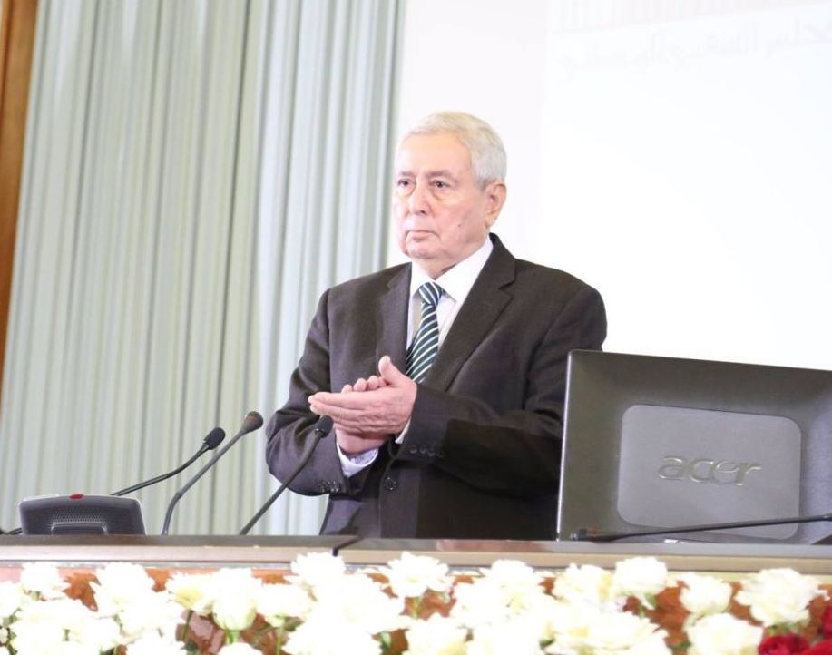 كلمة السيد عبد القادر بن صالح رئيس البرلمان في ختام أشغال دورة البرلمان المنعقد بغرفتيه المجتمعتين معًا
