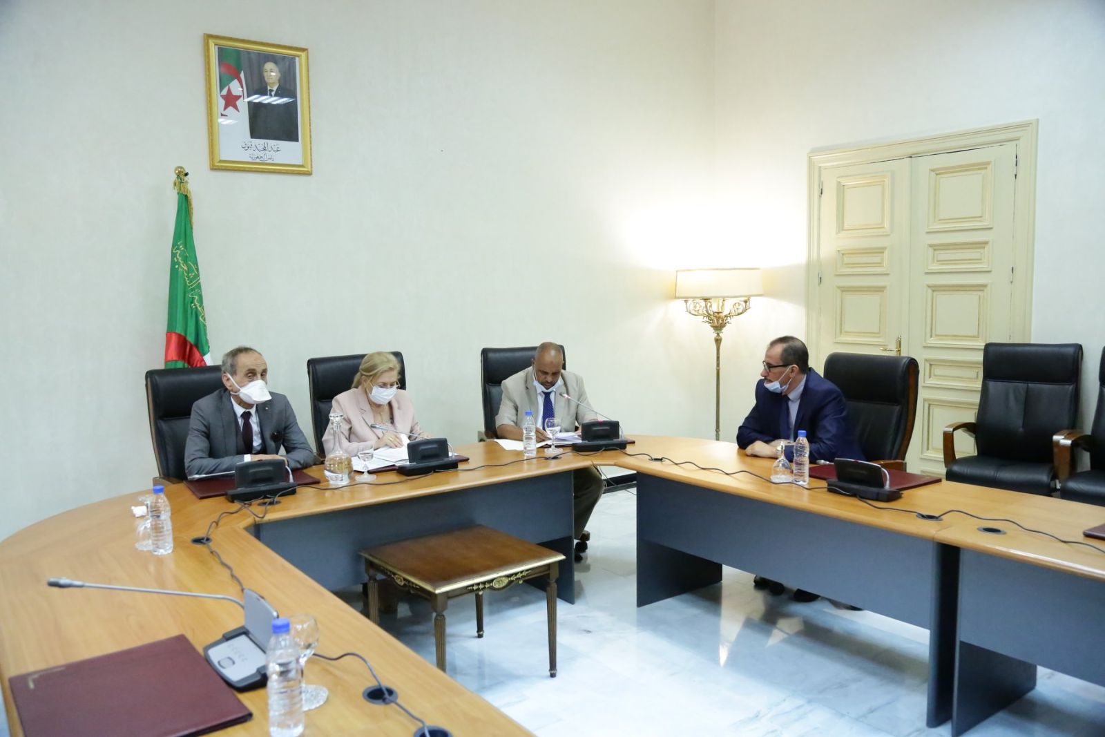 بالصور : تنصيب مسؤولي الهياكل الجدد لمجلس الأمة بعنوان 2020