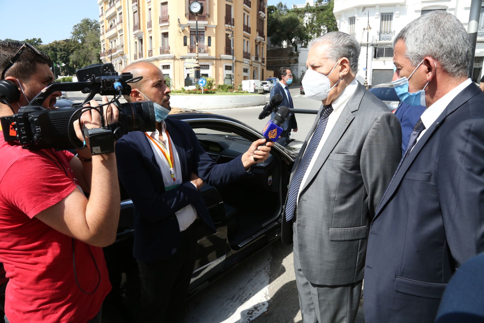 التصريح الذي أدلى به السيد رئيس مجلس الأمة المجاهد صالح قوجيل لمراسل قناة الجزيرة