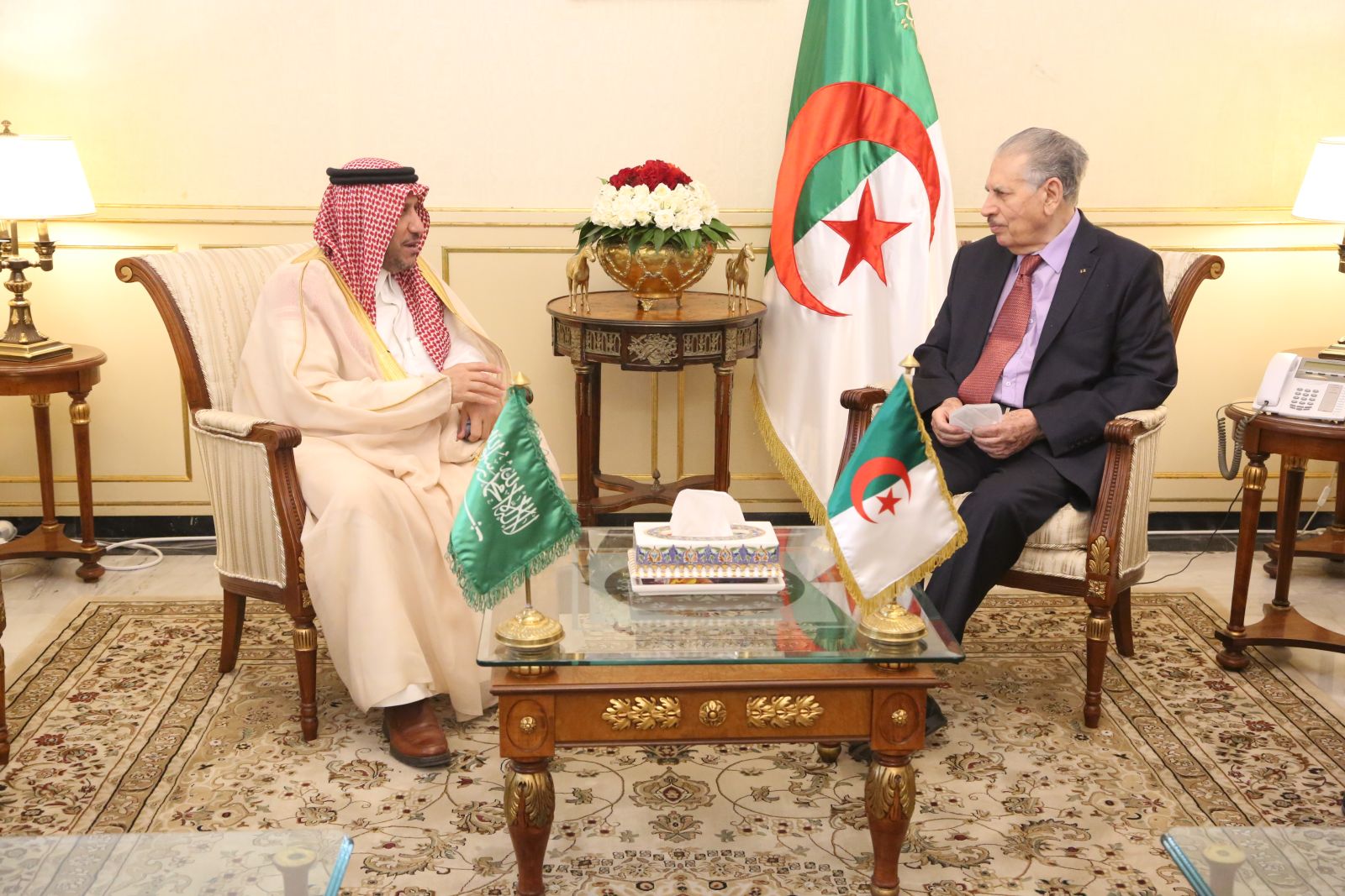صالح قوجيل يستقبل سعادة سفير المملكة العربية السعودية