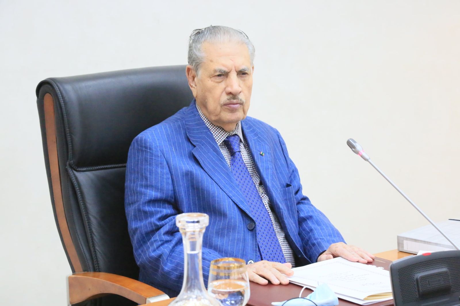 رئيس مجلس الأمة يهنئ السيد سمير قايد، المدير العام لوكالة الأنباء الجزائرية بمناسبة إطفاء الشمعة الستين لتأسيس الوكالة