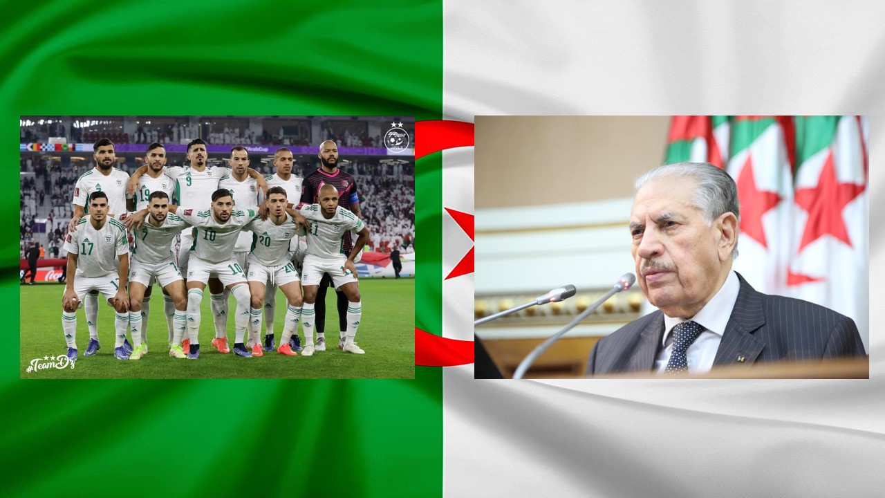 رئيس مجلس الأمة يهنىء الفريق الوطني للمحليين لكرة القدم
