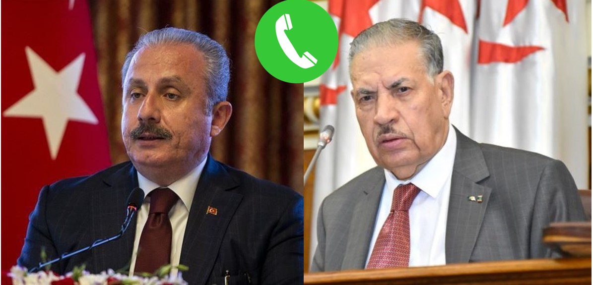 رئيس مجلس الأمة يتلقى اتصالاً هاتفياً من السيد رئيس الجمعية الوطنية الكبرى للجمهورية التركية