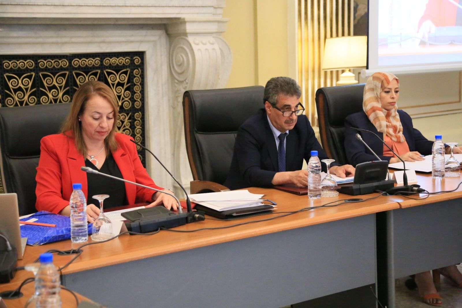 لجنة التجهيز والتنمية المحلية تستمع إلى السيدة وزيرة البيئة سامية موالفي