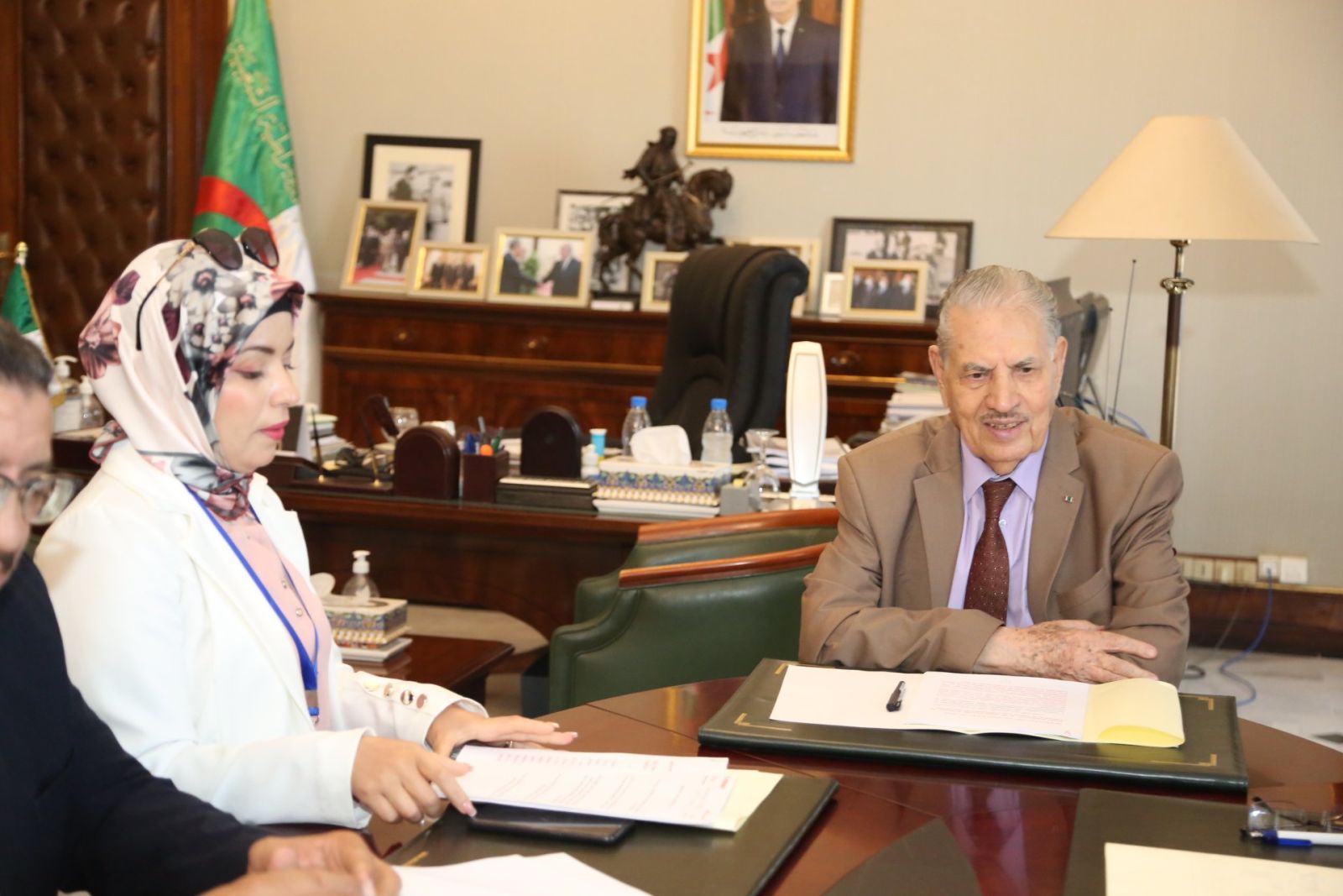 الحوار الكامل لرئيس مجلس الأمة السيد صالح قوجيل مع يومية المجاهد