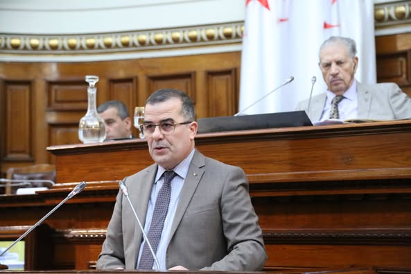 في جلسة علنية ترأسها السيد صالح قوجيل، رئيس مجلس الأمة  أعضاء مجلس الأمة يناقشون "نص القانون المتعلق بالوقاية من النزاعات الجماعية للعمل وتسويتها وممارسة حق الإضراب"