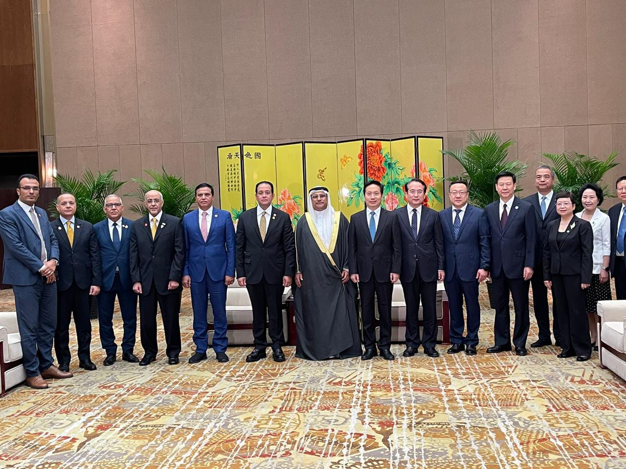 مشاركة السيد عبد الكريم قريشي، عضو مجلس الأمة، رئيس لجنة الشؤون الخارجية والسياسية والأمن القومي بالبرلمان العربي