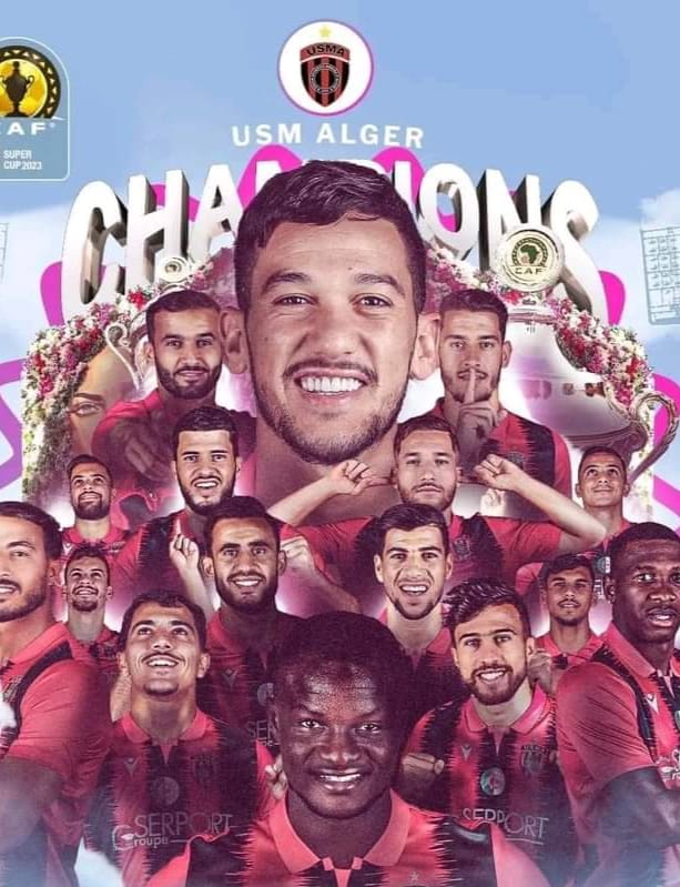 تهنئة السيد صالح ڨوجيل رئيس مجلس الأمة لفريق اتحاد العاصمة أثر تتويجه بكأس السوبر الأفريقي