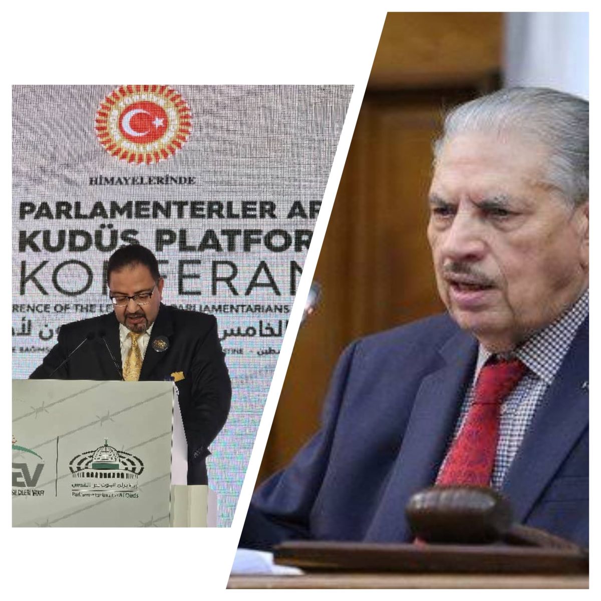 كلمة السيد صالح قوجيل رئيس مجلس الأمة في المؤتمر الخامس لرابطة برلمانيون من أجل القدس
