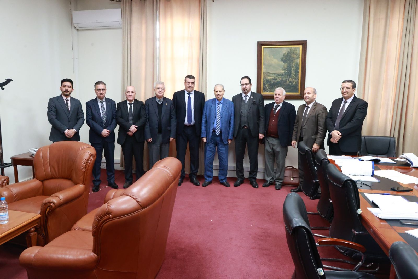 رئيس مجلس الأمة، يحضر جانباً من أشغال فوج العمل المكلف بالنظر في المشروع التمهيدي لقانون البلدية والمشروع التمهيدي لقانون الولاية