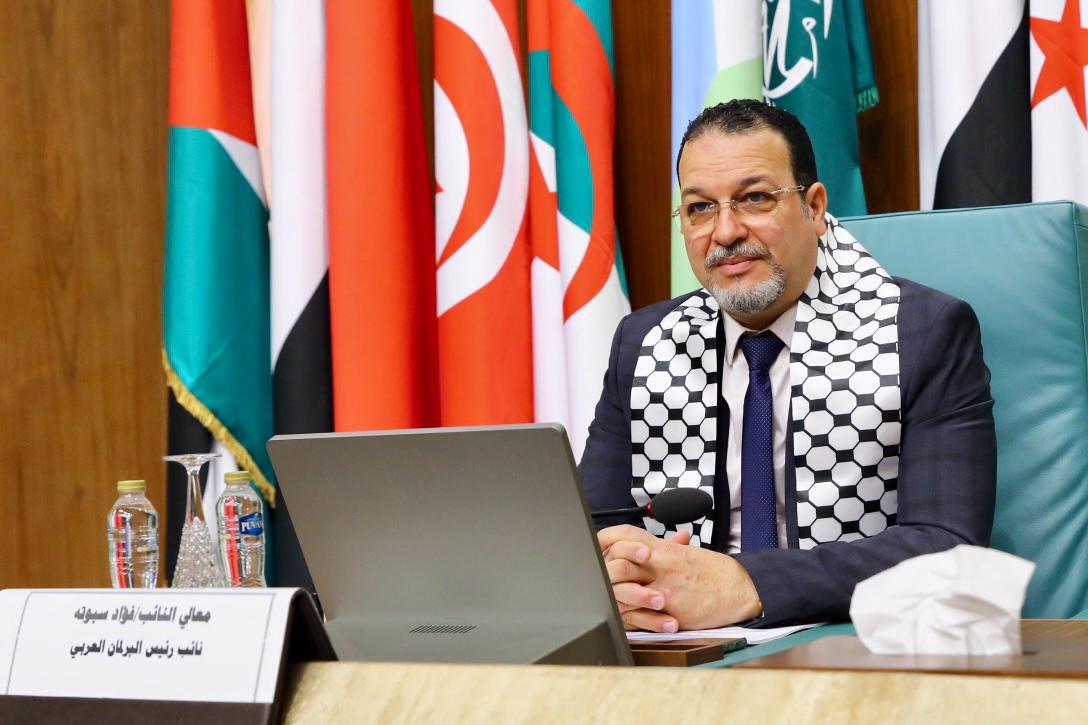 مجلس الأمة يشارك في أشغال الجلسة العامة الثالثة من دور الانعقاد الأول من الفصل التشريعي الرابع للبرلمان العربي