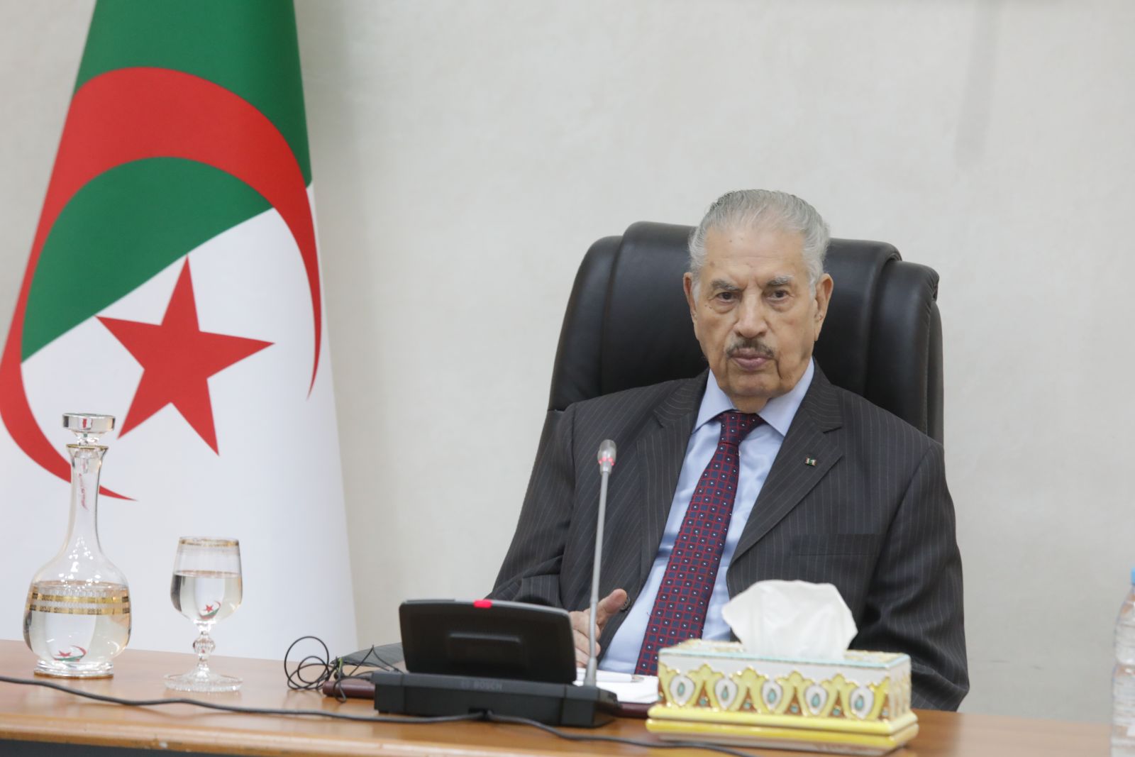 كلمة السيد صالح قوجيل، رئيس مجلس الأمة،  الموجهة للسيدات والسادة أعضاء مجلس الأمة