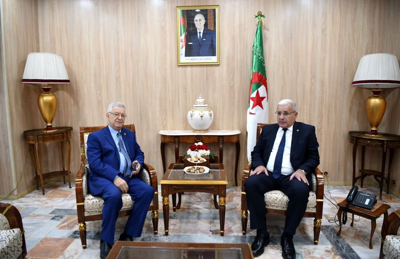السيد عزوز ناصري، رئيس مجلس الأمة، يلتقي بالسيد إبراهيم بوغالي، رئيس المجلس الشعبي الوطني