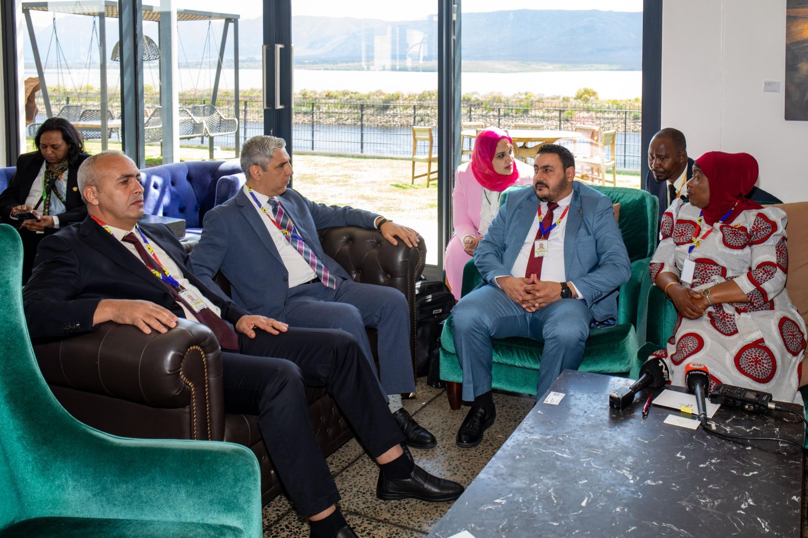 بتكليف من السيد عزوز ناصري، رئيس مجلس الأمة، السيد محمد عمرون يمثل مجلس الأمة في القمة الحادية عشرة لرؤساء برلمانات دول مجموعة العشرين P20