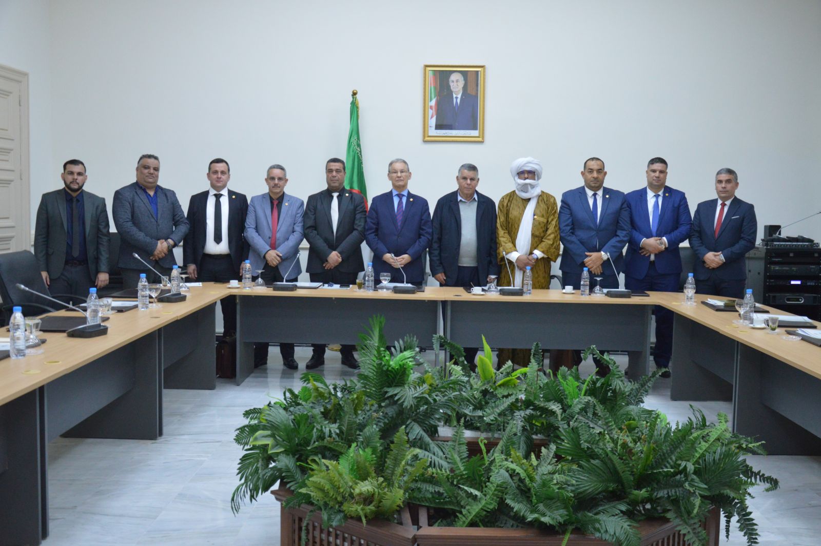 لجنة الصحة والشؤون الاجتماعية والعمل والتضامن الوطني، تعقد اجتماعًا،  اجتماعاً برئاسة الأستاذ البروفيسور، حبيب دواقي، رئيس اللجنة